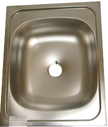 Мойка нерж. 400х500х120 (0,4 мм) б/отв. (2 СОРТ)