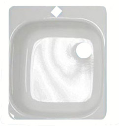 Мойка эмалир. 450х505х185 (Лысьва) с кроншт.