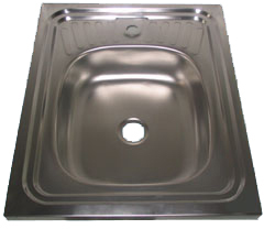 Мойка нерж. 500х600х125 (0,4 мм) (2 СОРТ)