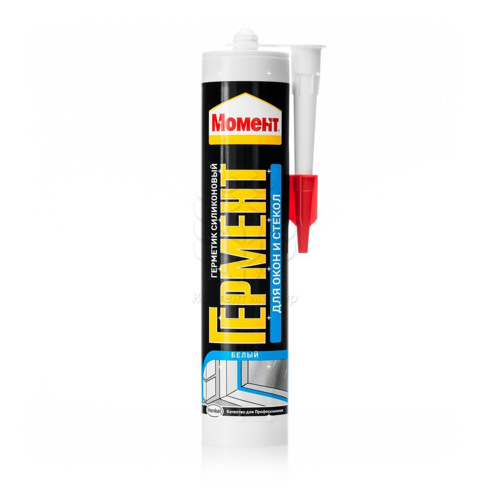 Герметик "Гермент" силиконовый д/окон и стекол белый, 280мл