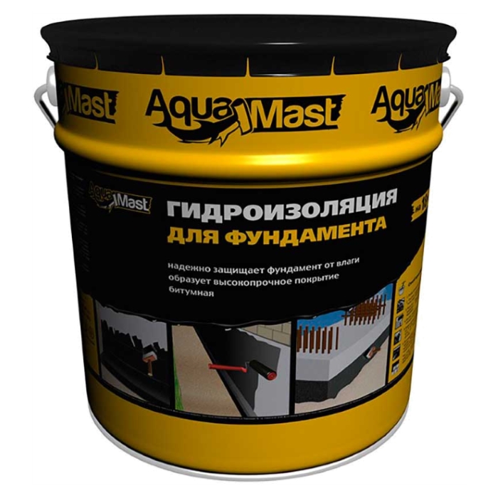 Технониколь Aquamast мастика для фундамента 10кг