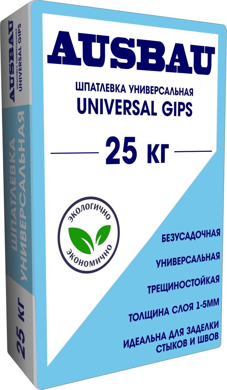 Ausbau Universal Gips шпатлевка универсальная гипсовая 20кг