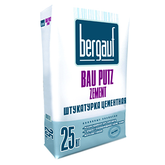 Bergauf Bau Putz Zement штукатурка цементная 25кг