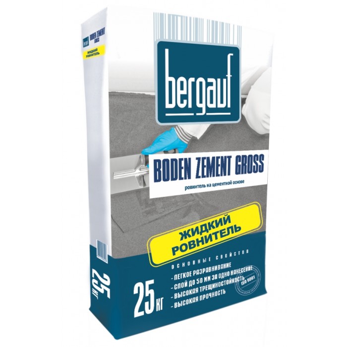 Bergauf Boden Zement Gross ровнитель на цементной основе 25кг
