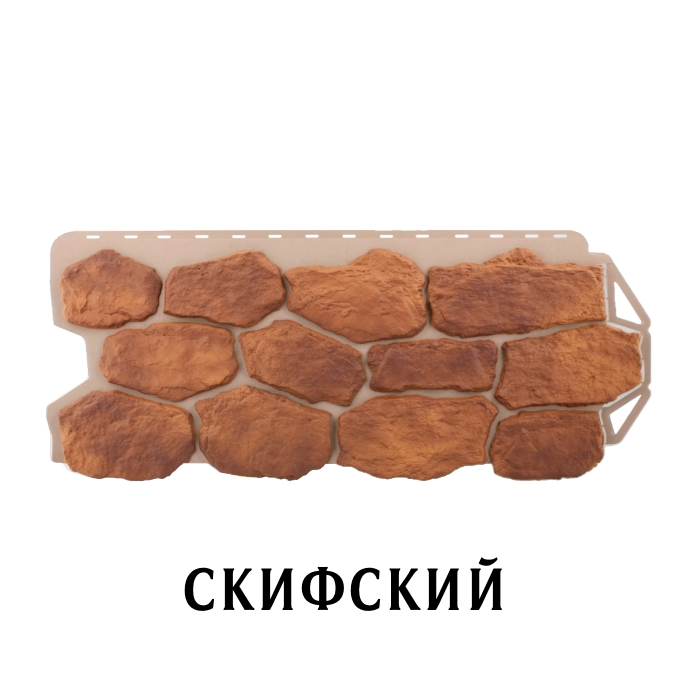 Фасадная панель "Бутовый камень Скифский" 1130х470х22мм