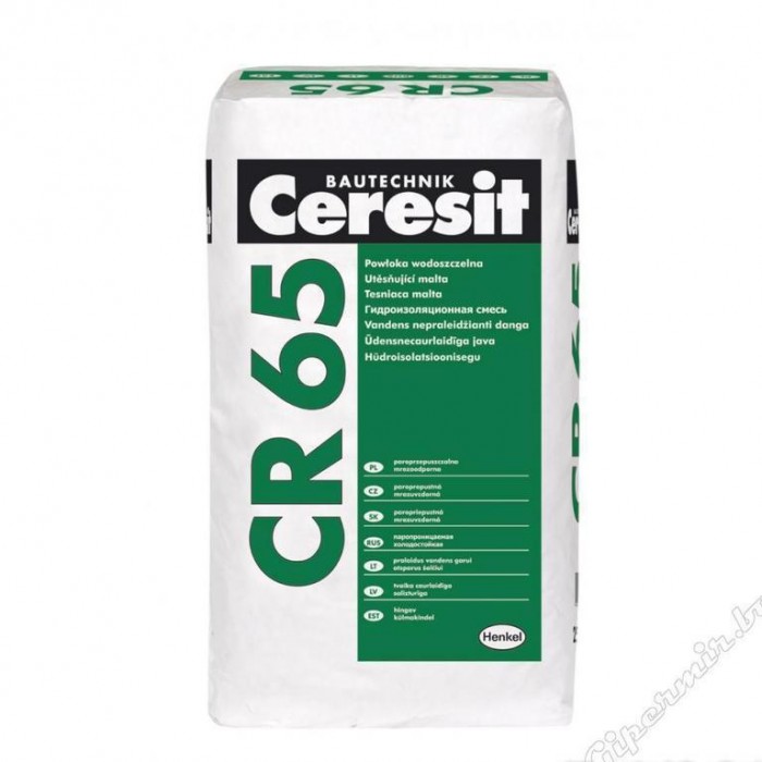 Ceresit CR 65 смесь гидроизоляционная жесткая 25кг