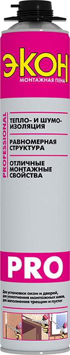 Пена монтажная "Экон" профессиональная, 700мл