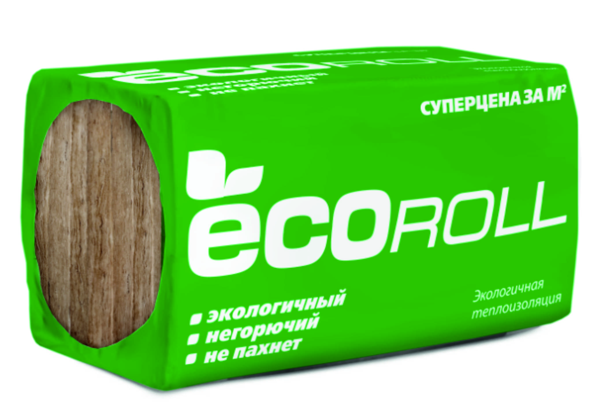Утеплитель ECOROLL+ Teрмо плита 040 100*610*1230 мм (8шт в уп.; 0,6м3; 6м2)
