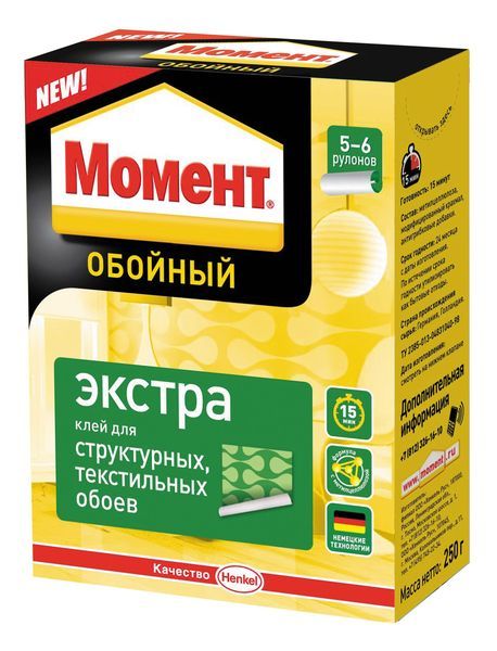 "Момент" клей обойный "Экстра", 0,25 кг