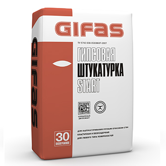 Gifas Start штукатурка гипсовая 30кг