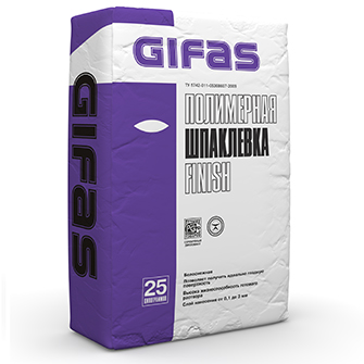 Gifas Finish шпатлевка финишная полимерная 25кг
