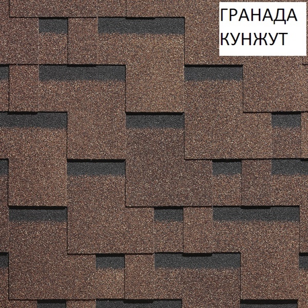 Гибкая черепица Docke серия GOLD коллекции "Гранада" Кунжут, 1уп=3м2