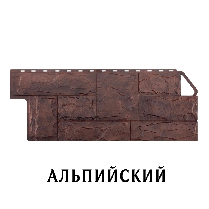 Фасадная панель "Гранит Альпийский" 1140х470х23мм