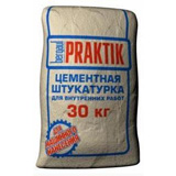 Bergauf Praktik штукатурка цементная для внутренних работ 30кг