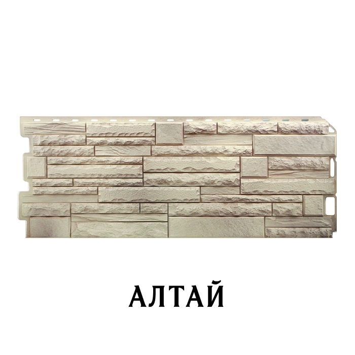 Фасадная панель "Скалистый камень Алтай" 1160х450х23мм