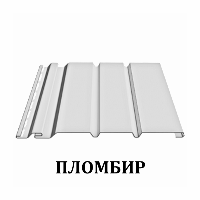 Docke софит сплошной 3050х305мм пломбир