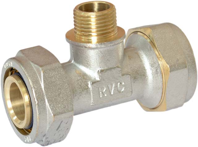 МП Тройник цанга RVC 20 х 1/2 ш