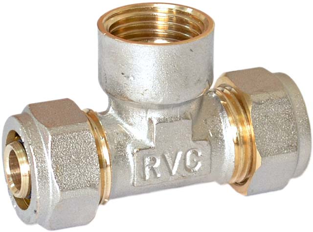 МП Тройник цанга RVC 20 х 3/4 г
