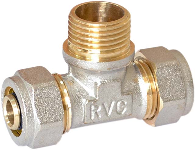 МП Тройник цанга RVC 20 х 3/4 ш