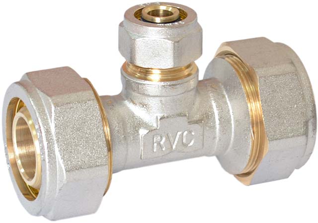 МП Тройник цанга RVC 32 х 16 х 32