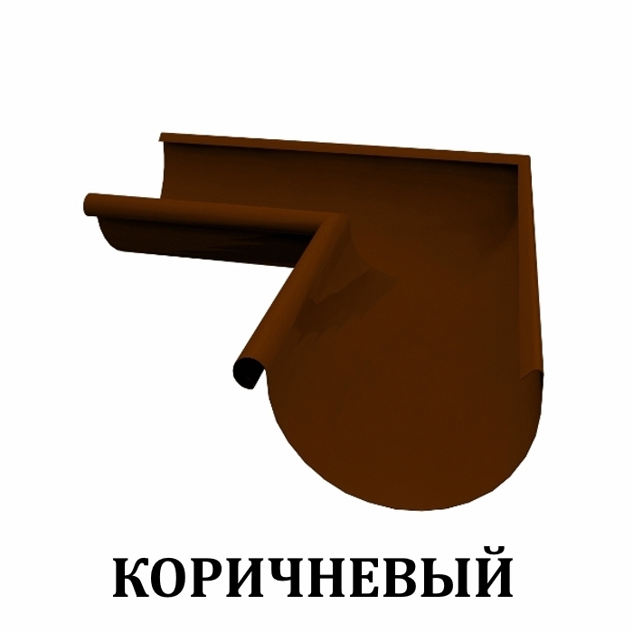 Альта-Профиль угол желоба 90° коричневый