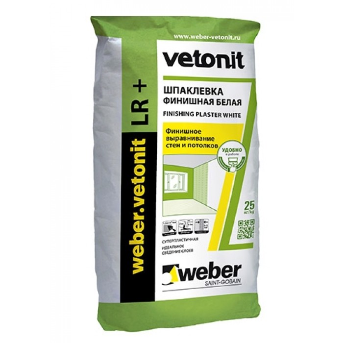 Vetonit LR+ шпатлевка финишная полимерная 25кг